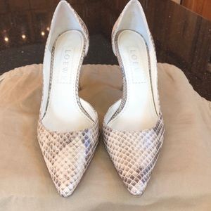 Reptile skin Loewe heels